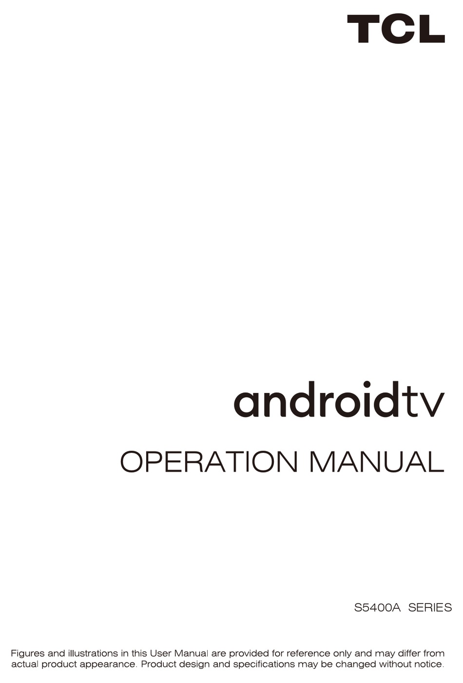 TCL 32S5400AF OPERATION MANUAL Pdf Download | ManualsLib