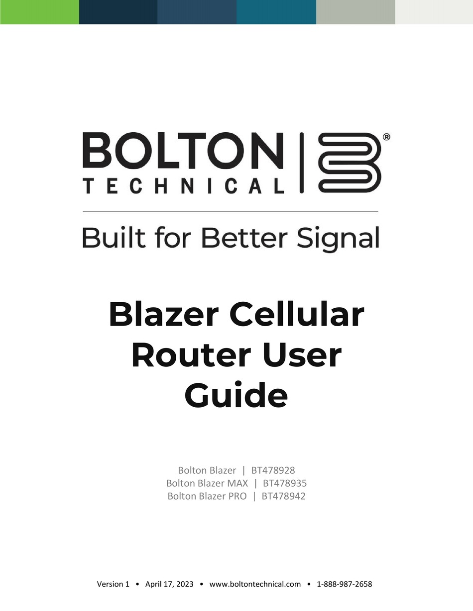 Bolton Technical Blazer Pro|5G|4G LTE CAT16 WiFi 6ポータブルセルラールータ|Verizon、T-Mobile、ATで最大4Gbpsの速度&T The Bolton Blazer PRO - 5G CAT19 Cellular Router