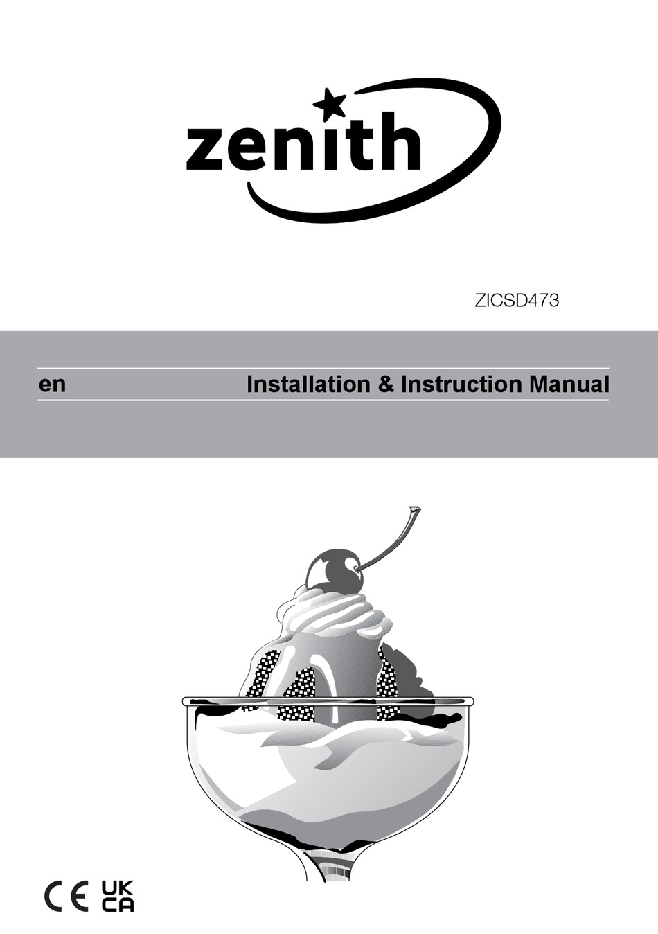 ZENITH ZICSD473 INSTALLATION INSTRUCTIONS MANUAL Pdf Download ManualsLib