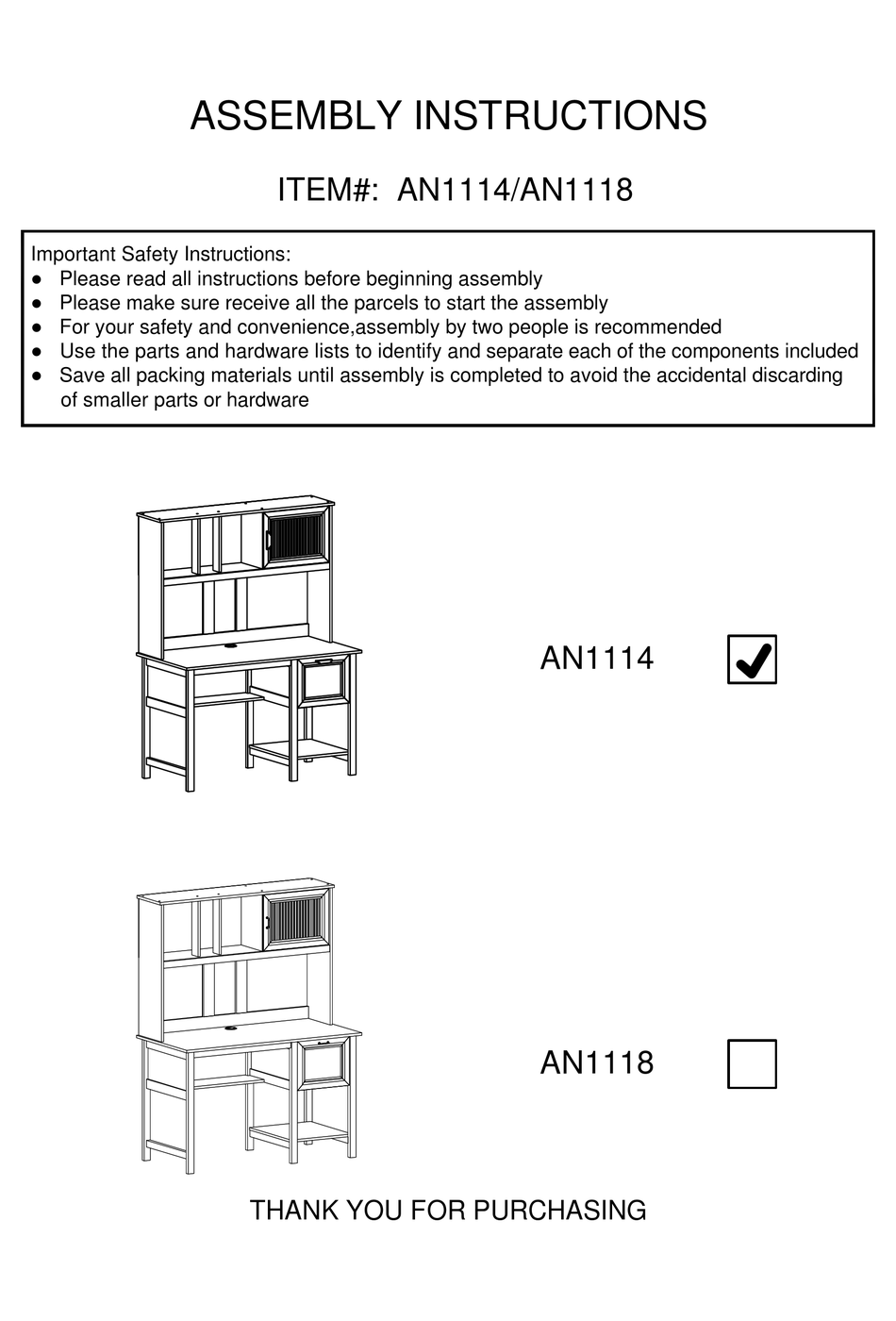 BED BATH & BEYOND AN1114 ASSEMBLY INSTRUCTIONS MANUAL Pdf Download
