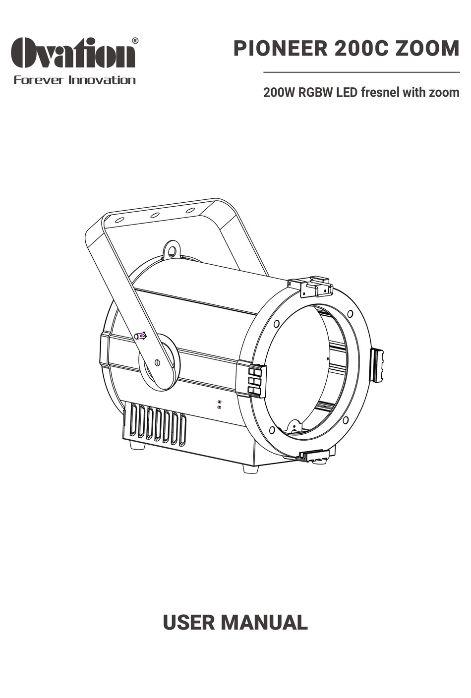 OVATION PIONEER 200C ZOOM USER MANUAL Pdf Download | ManualsLib