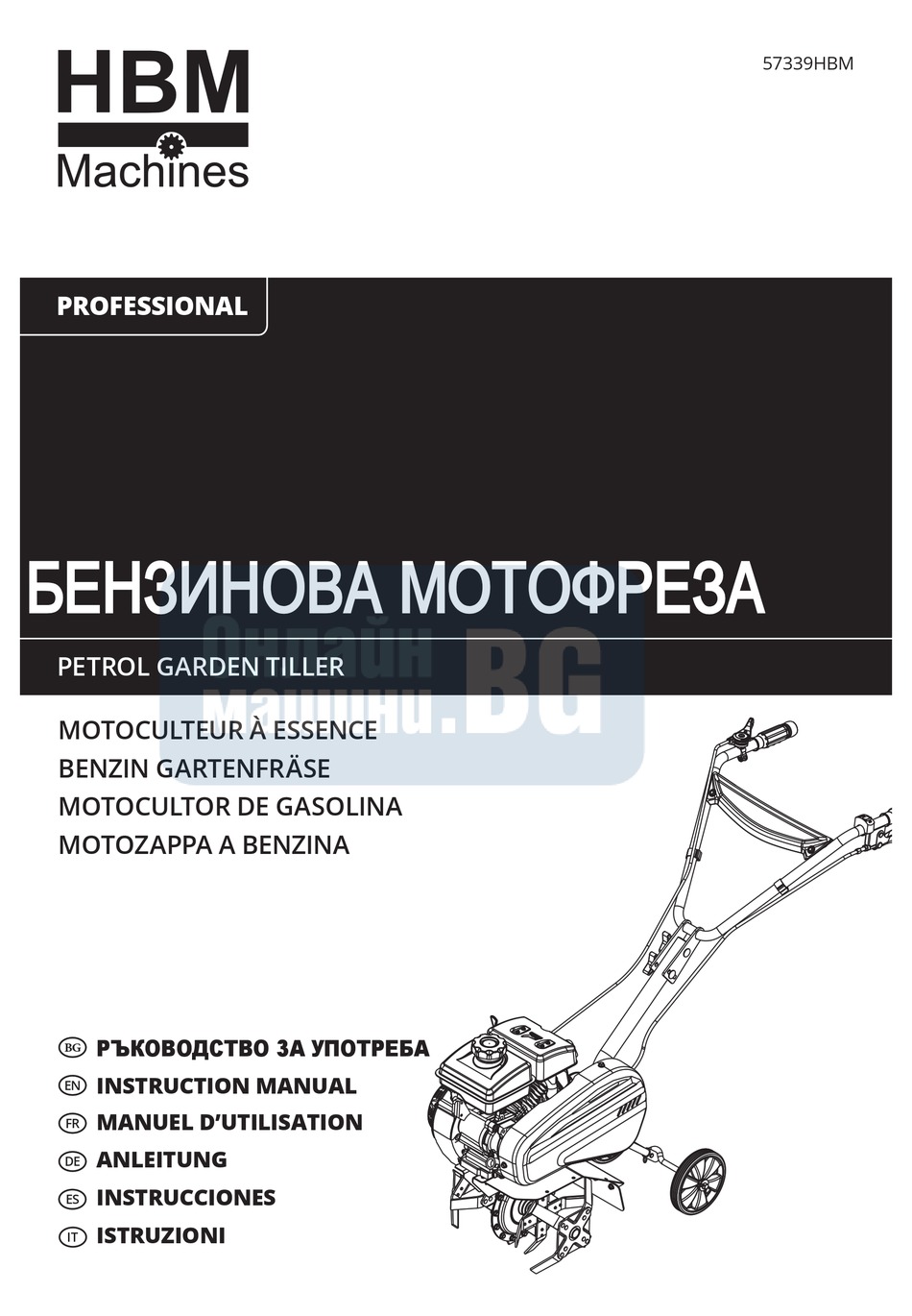 HBM MACHINES 57339HBM INSTRUCTION MANUAL Pdf Download | ManualsLib