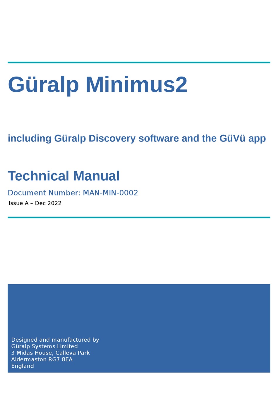 GÜRALP MINIMUS2 TECHNICAL MANUAL Pdf Download ManualsLib