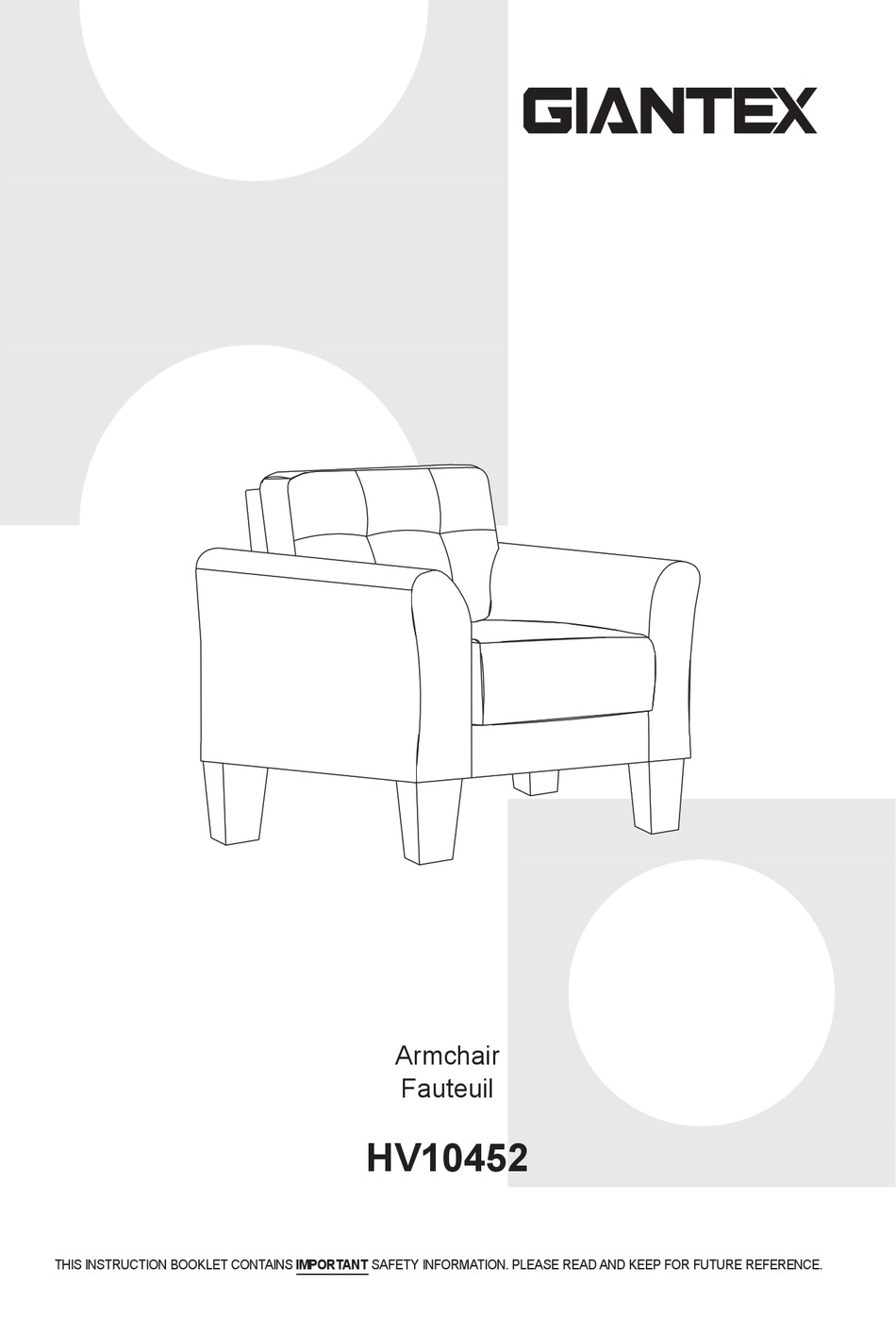 GIANTEX HV10452 INSTRUCTION BOOKLET Pdf Download ManualsLib