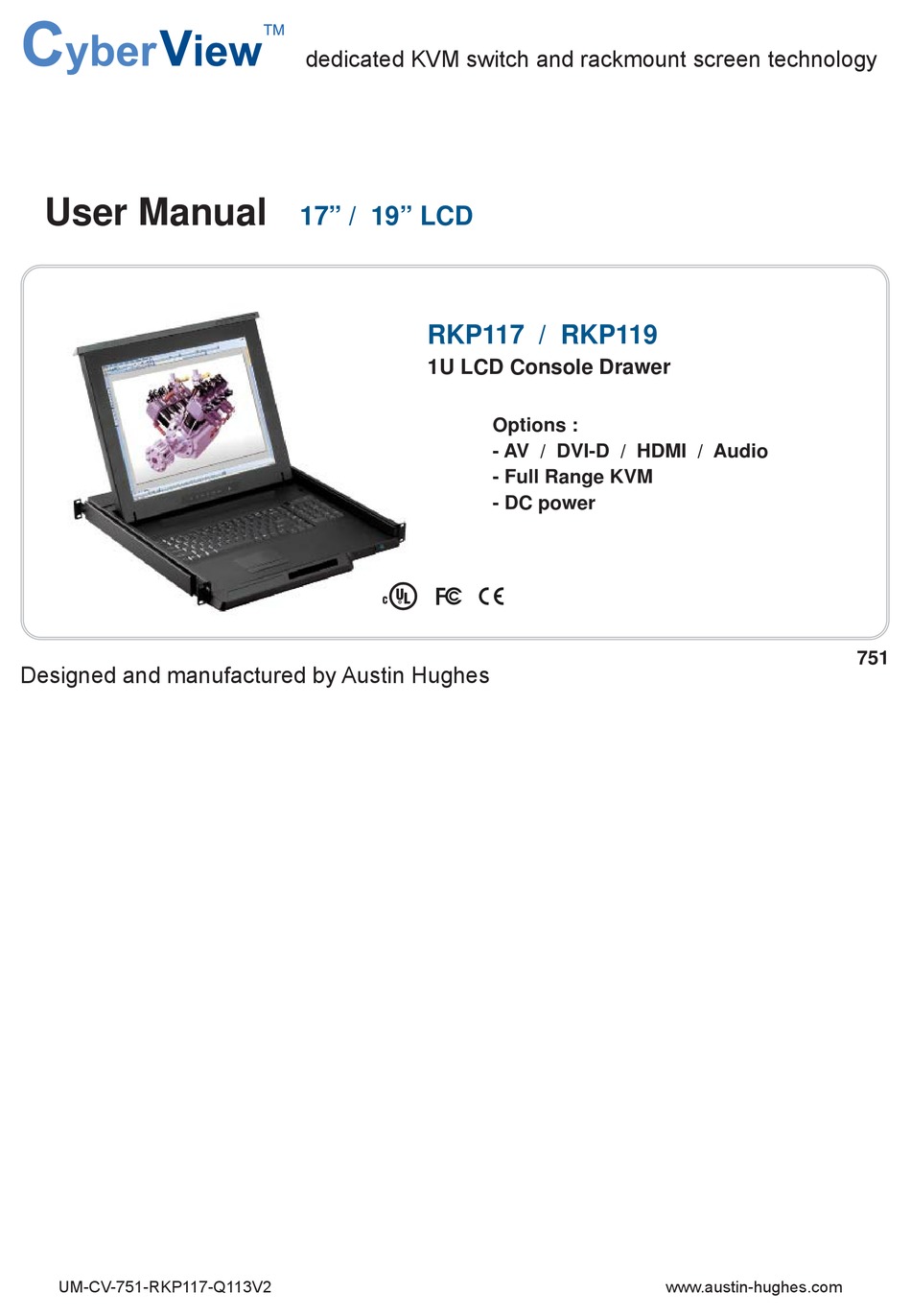 AUSTIN HUGHES CYBERVIEW RKP119 USER MANUAL Pdf Download | ManualsLib