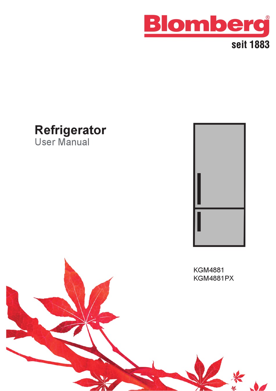 BLOMBERG KGM4881 USER MANUAL Pdf Download ManualsLib