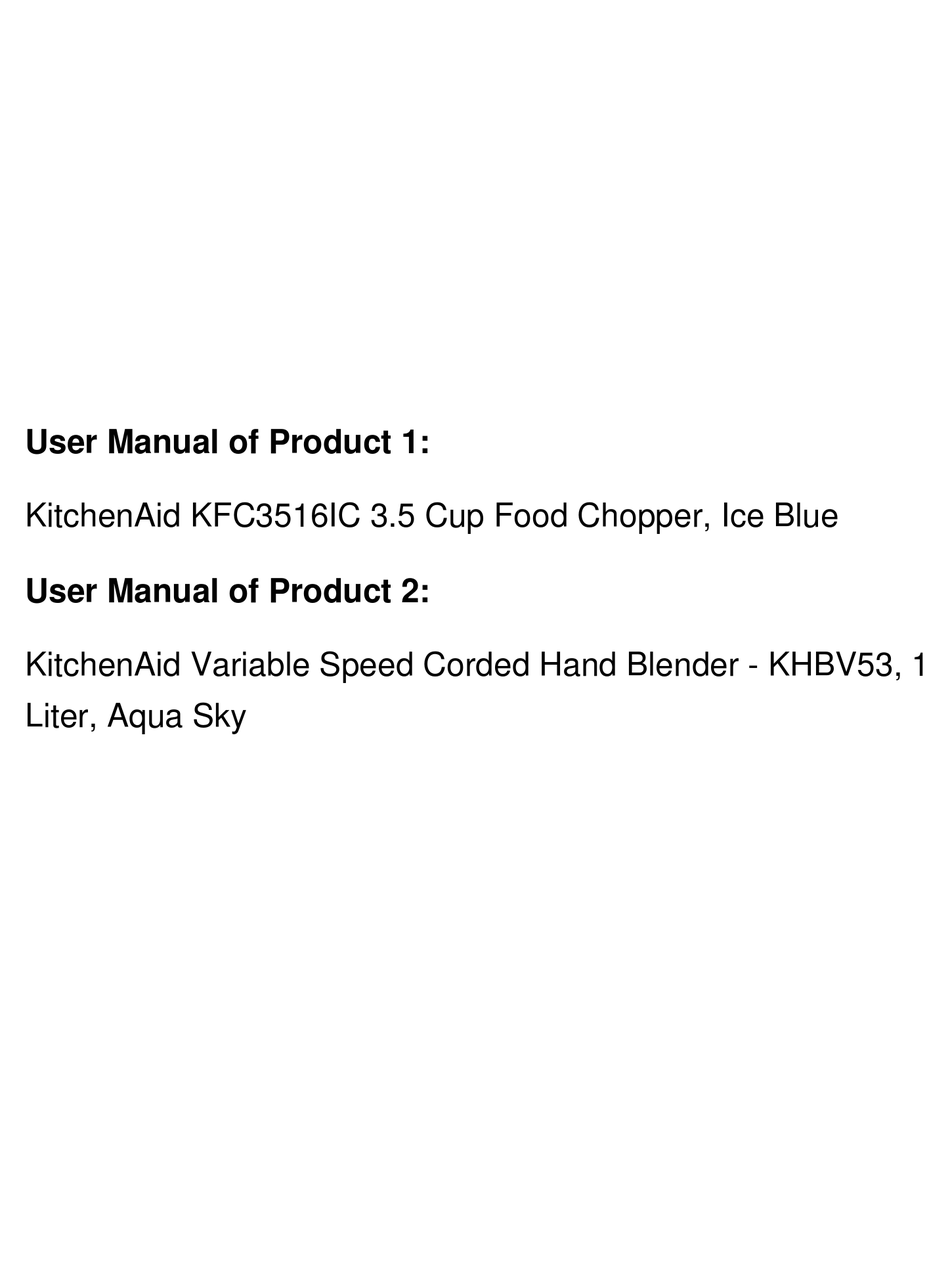 KITCHENAID KFC3516IC USER MANUAL Pdf Download ManualsLib   Kitchenaid Kfc3516ic 