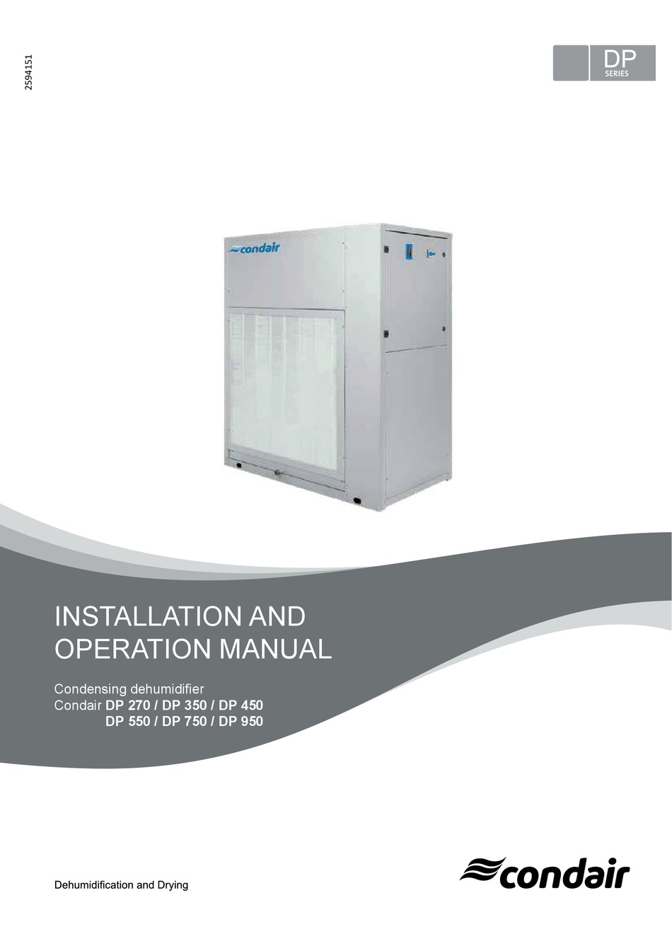 CONDAIR DP 350 INSTALLATION AND OPERATION MANUAL Pdf Download ManualsLib