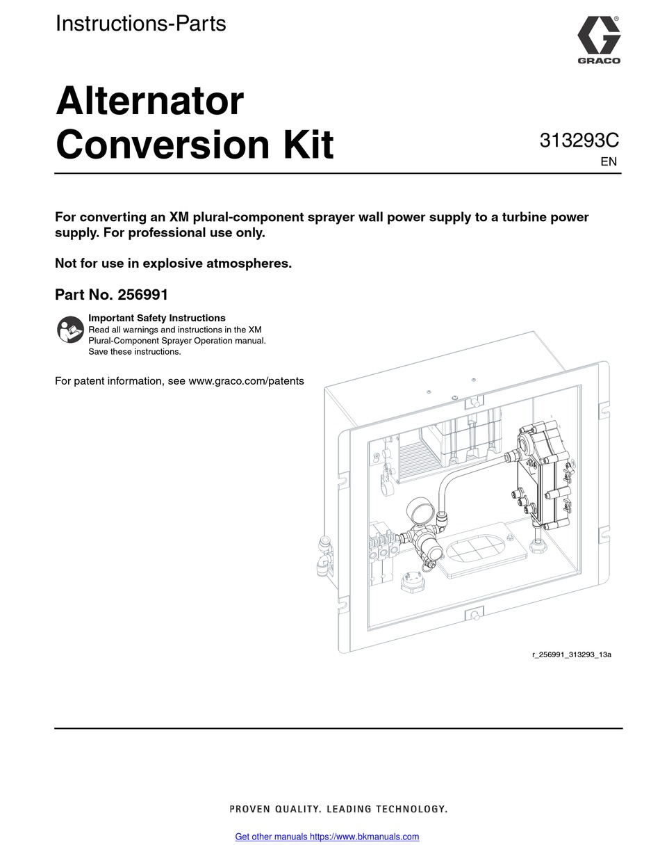 GRACO 256991 INSTRUCTIONSPARTS LIST MANUAL Pdf Download ManualsLib