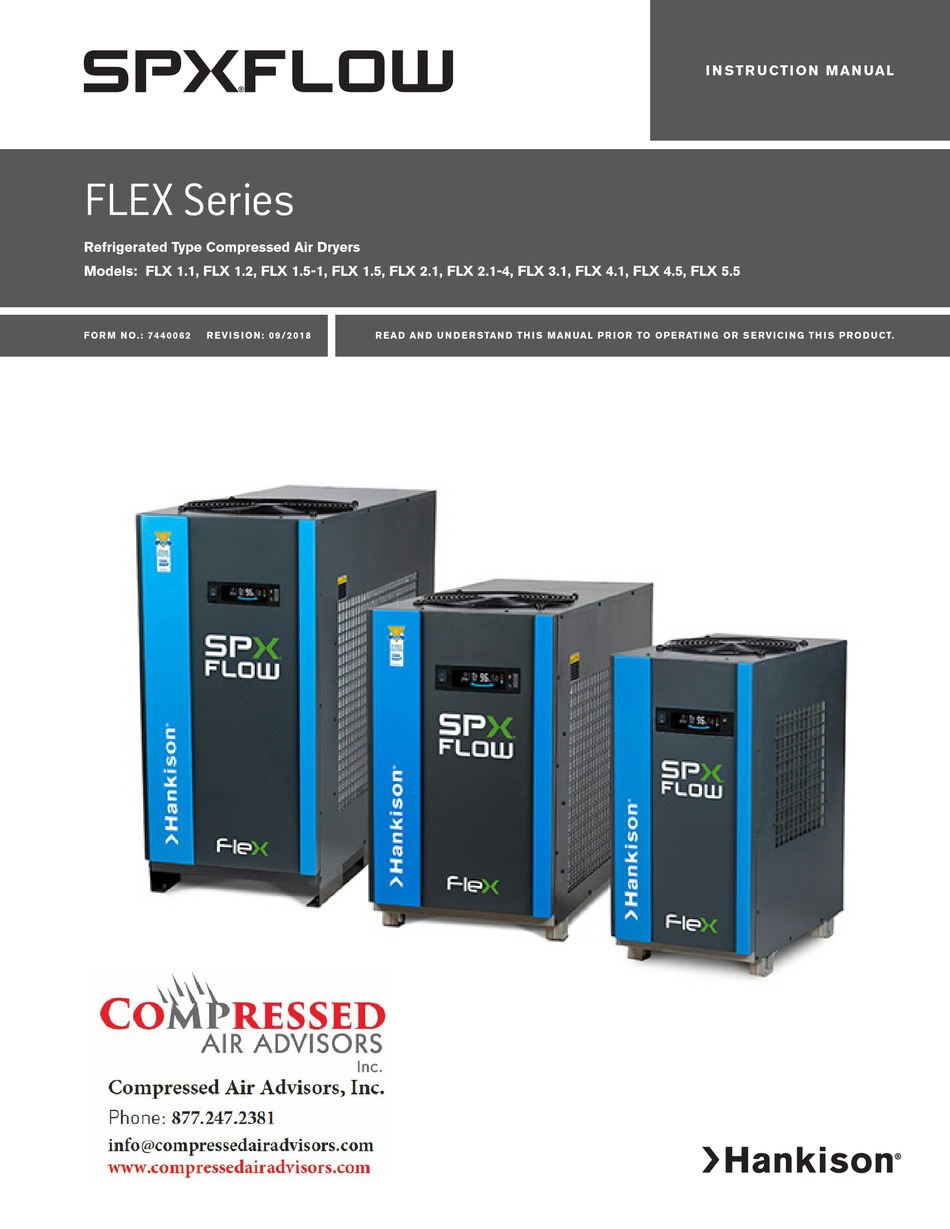 HANKISON SPX FLOW FLEX SERIES INSTRUCTION MANUAL Pdf Download ManualsLib