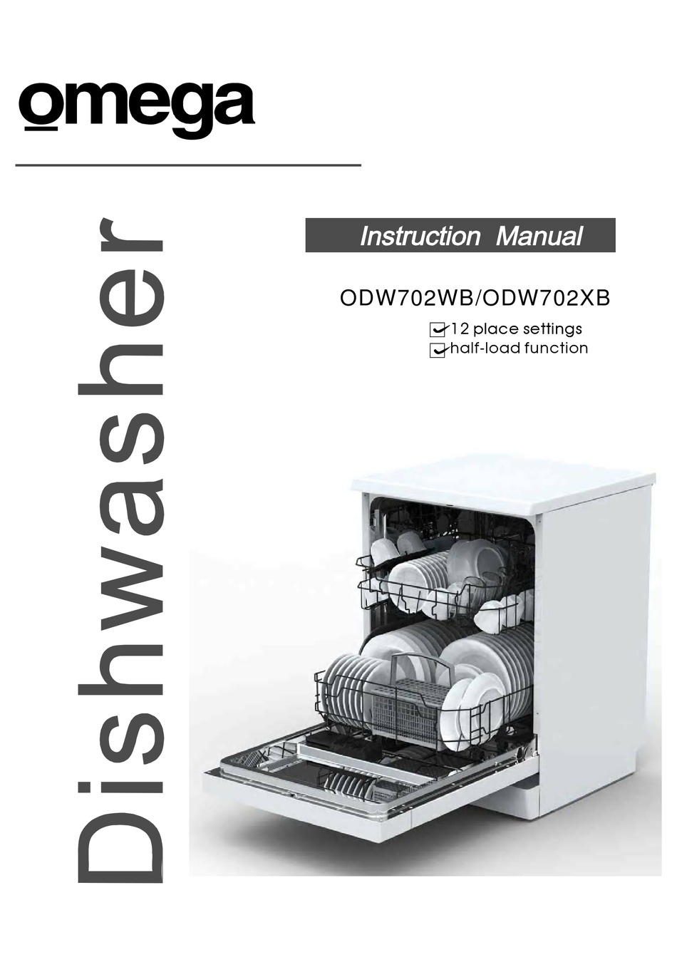 OMEGA ODW702WB INSTRUCTION MANUAL Pdf Download ManualsLib