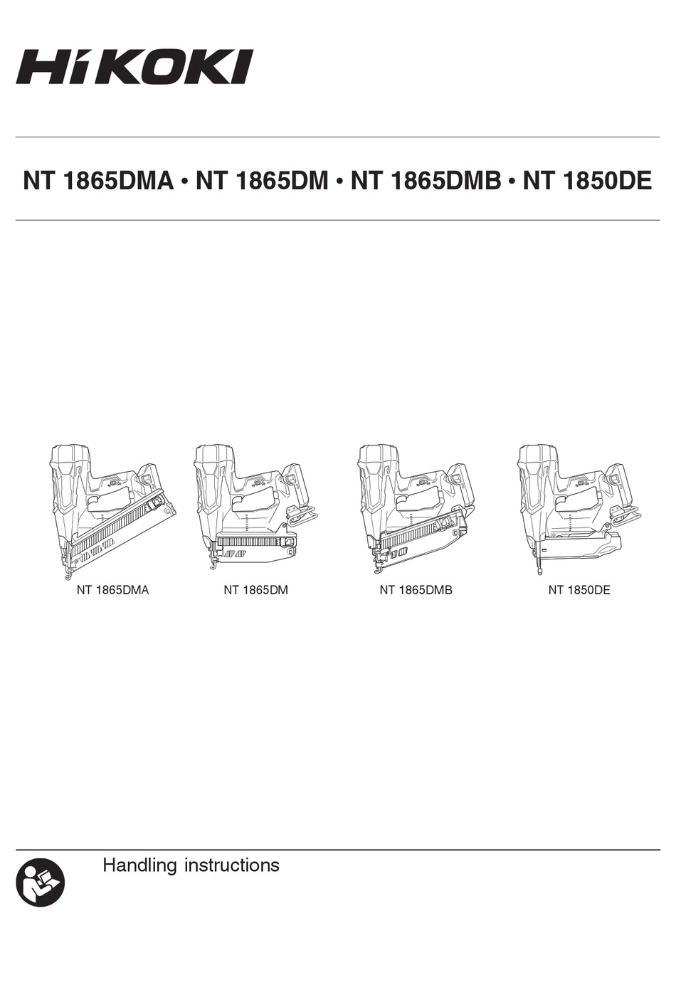 HIKOKI NT 1865DMB HANDLING INSTRUCTIONS MANUAL Pdf Download | ManualsLib