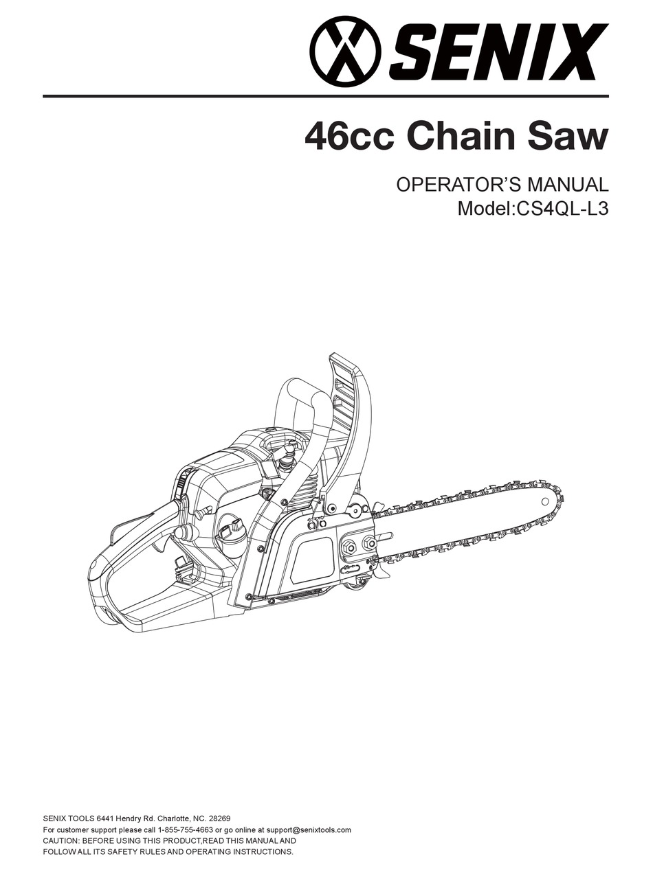 SENIX CS4QLL3 OPERATOR'S MANUAL Pdf Download ManualsLib