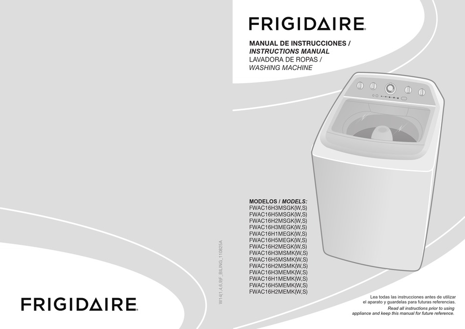 FRIGIDAIRE FWAC16H3MSGKW INSTRUCTION MANUAL Pdf Download ManualsLib