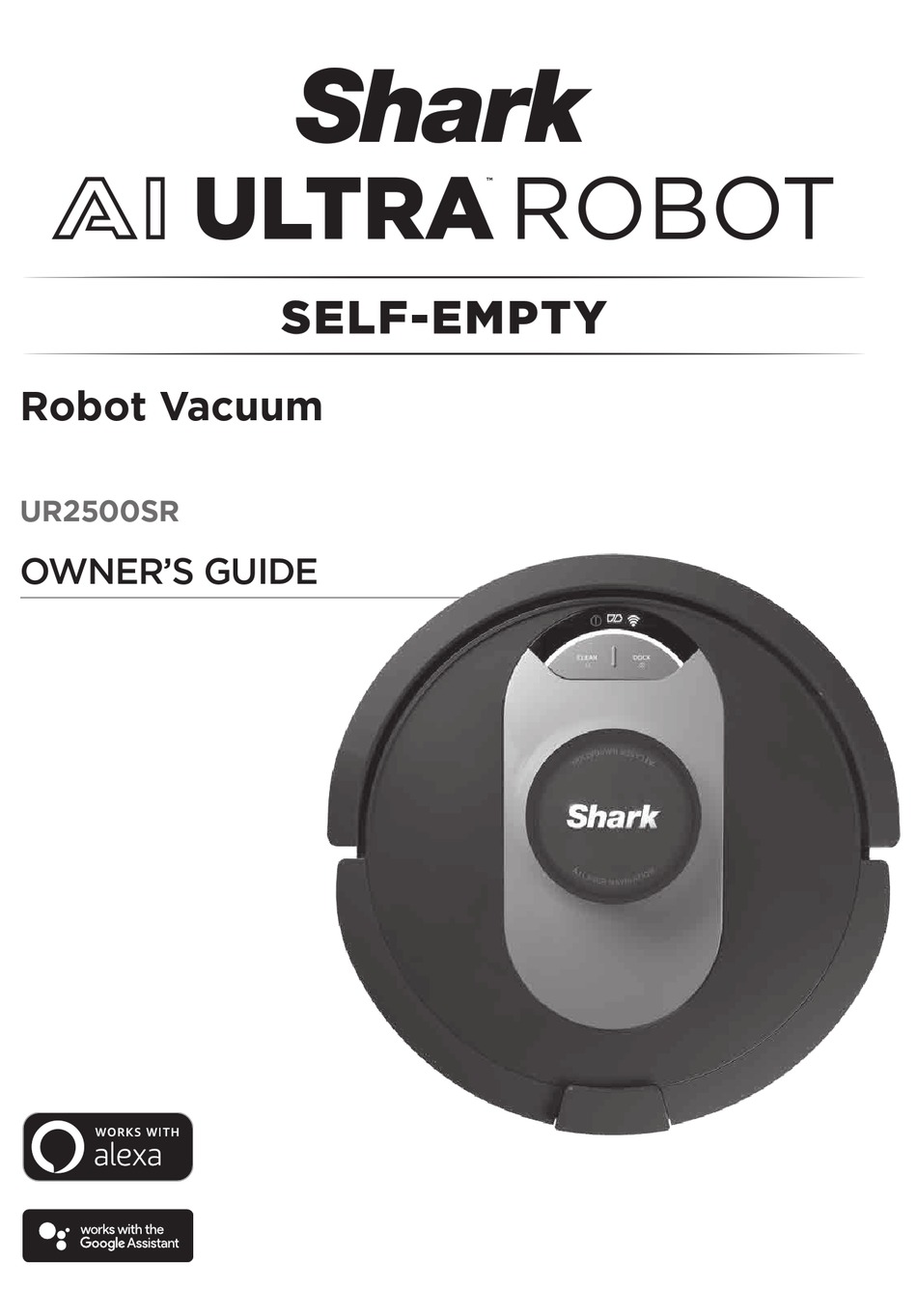 SHARK AI ULTRA ROBOT UR2500SR OWNER'S MANUAL Pdf Download ManualsLib