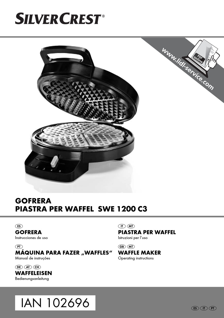 SILVERCREST SWE 1200 C3 OPERATING INSTRUCTIONS MANUAL Pdf Download