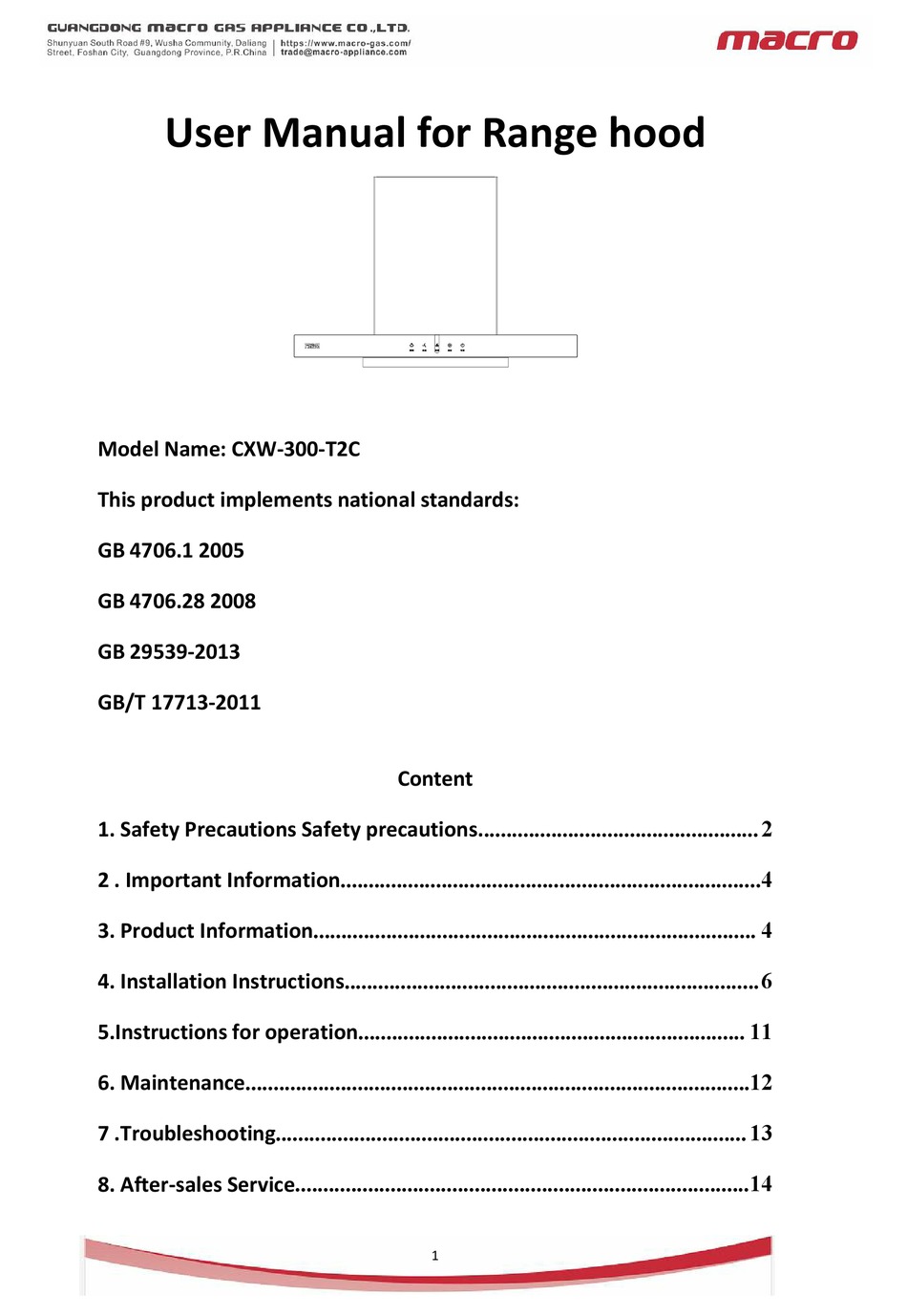 MACRO CXW300T2C USER MANUAL Pdf Download ManualsLib