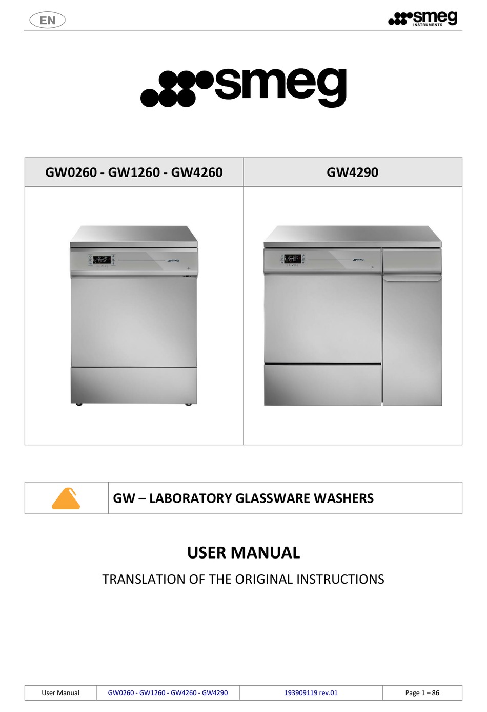 SMEG GW0260 USER MANUAL Pdf Download ManualsLib