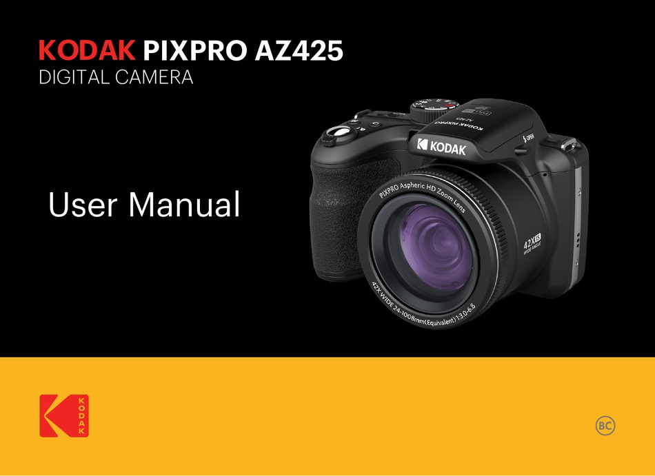 Kodak Pixpro Az Wh User Manual Pdf Download Manualslib