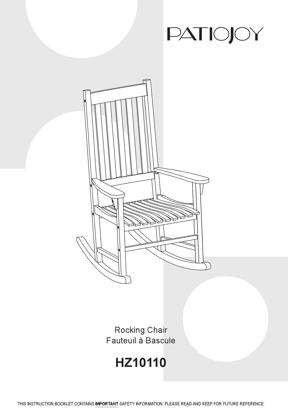 COSTWAY HZ10110 INSTRUCTION BOOKLET Pdf Download | ManualsLib