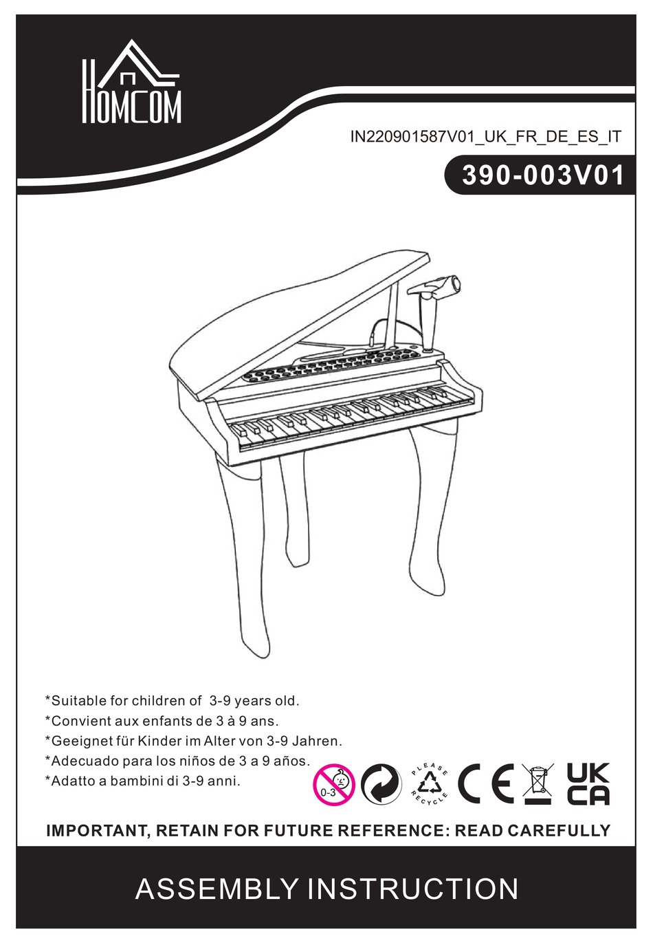 390003V01 ASSEMBLY INSTRUCTION MANUAL Pdf Download ManualsLib