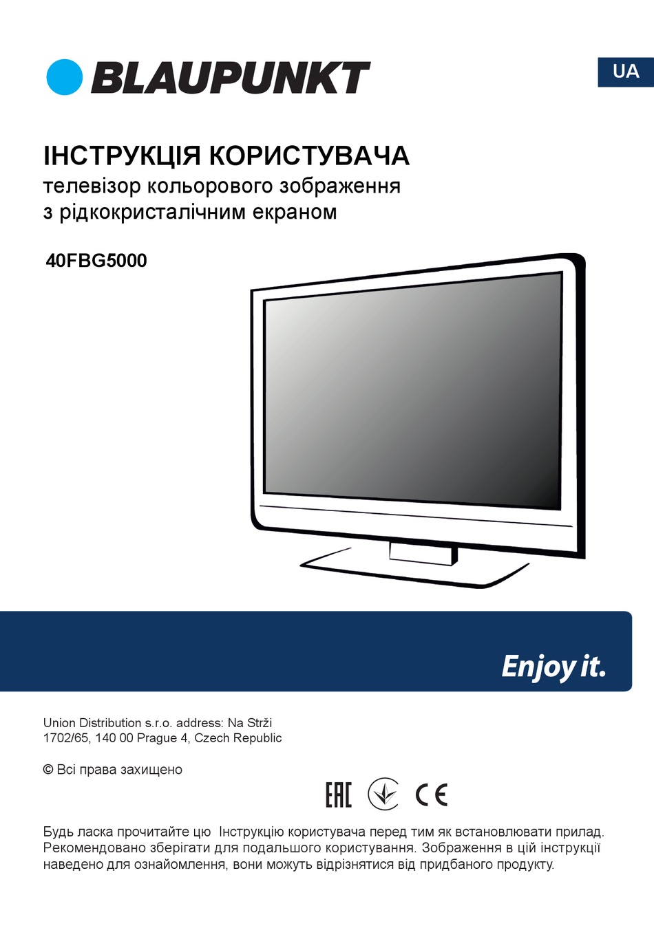 BLAUPUNKT 40FBG5000 USER MANUAL Pdf Download | ManualsLib