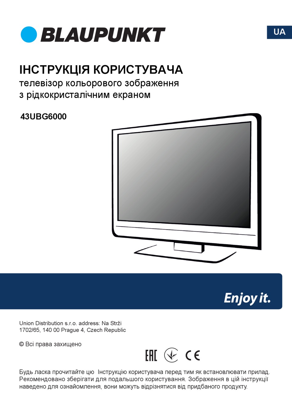 BLAUPUNKT 43UBG6000 USER MANUAL Pdf Download | ManualsLib