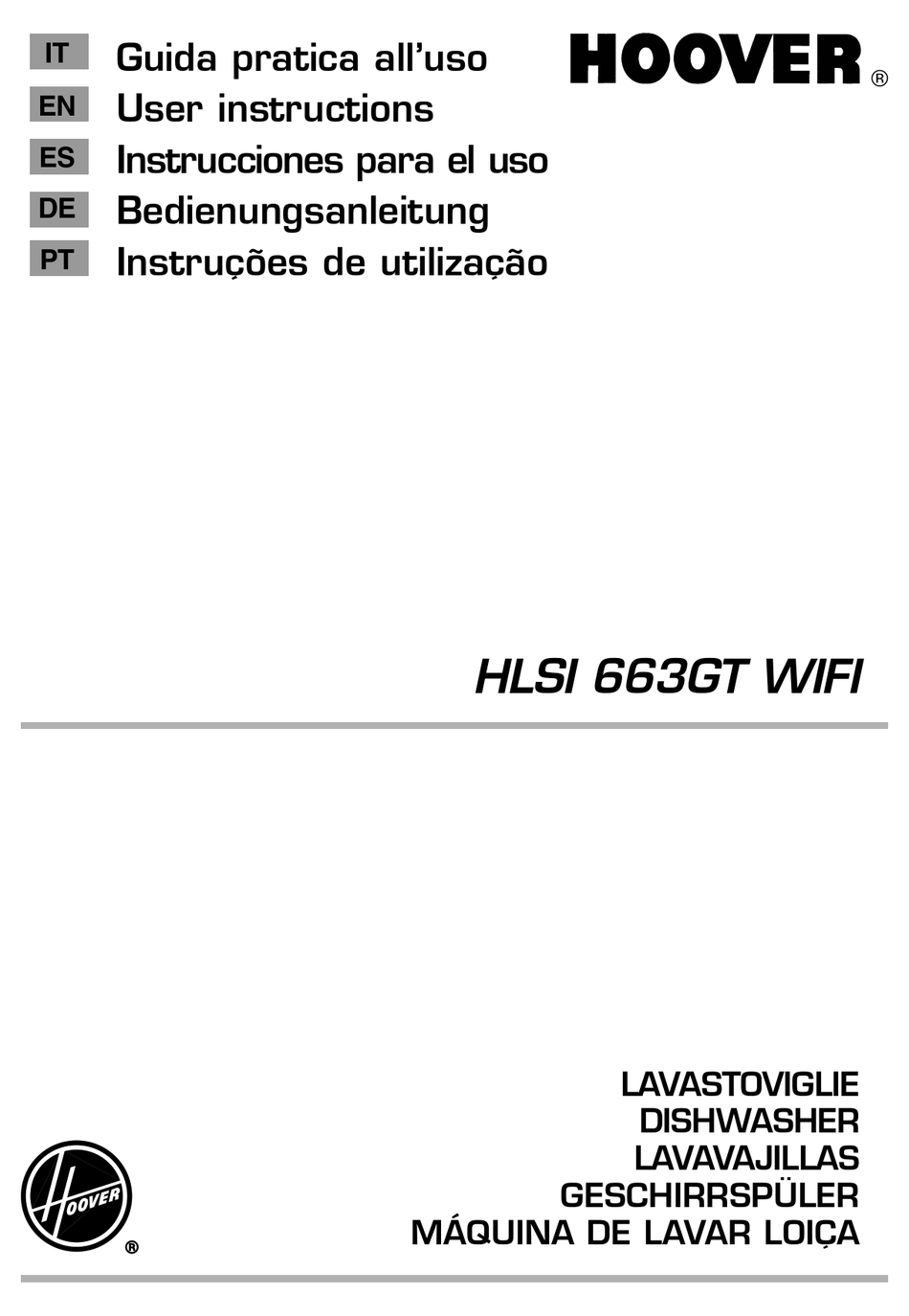 HOOVER HLSI 663GT WIFI USER INSTRUCTIONS Pdf Download ManualsLib
