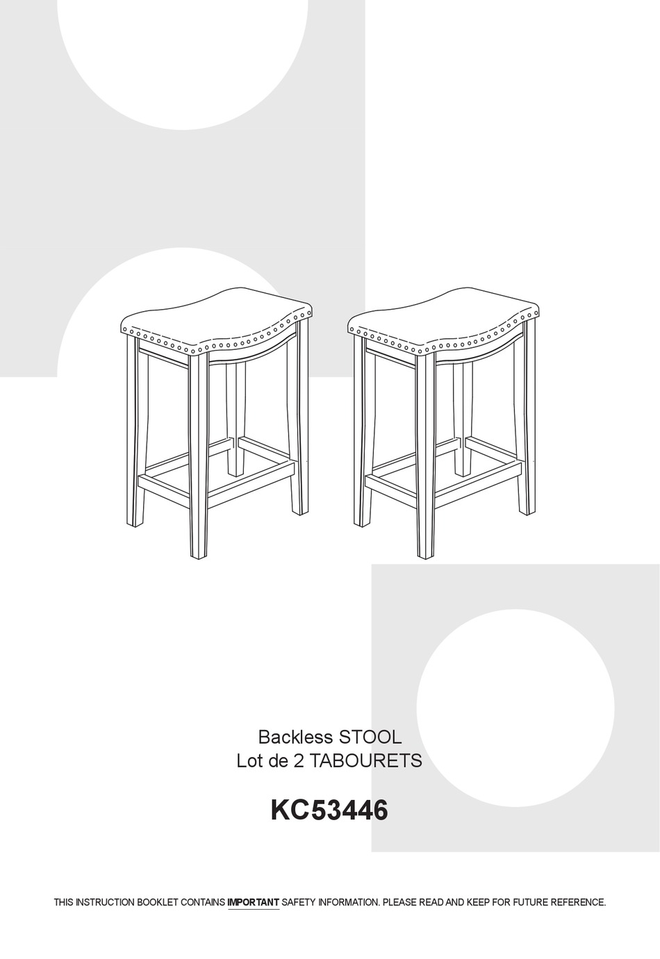 COSTWAY KC53446 INSTRUCTION BOOKLET Pdf Download ManualsLib