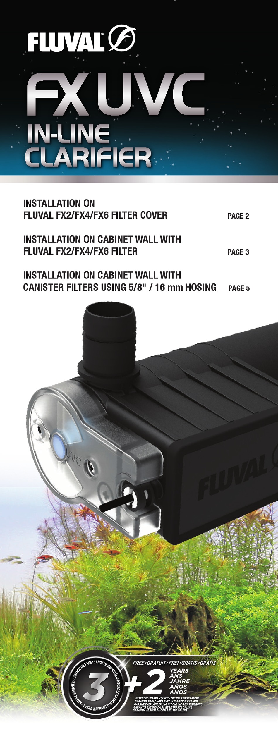 FLUVAL FX UVC MANUAL Pdf Download ManualsLib