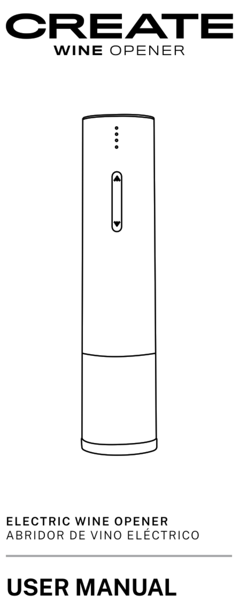 CREATE WINE OPENER MANUAL Pdf Download ManualsLib