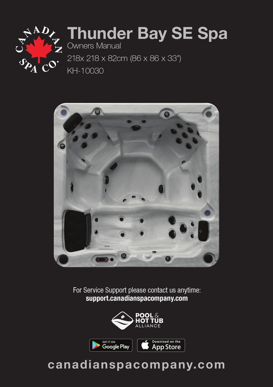 CANADIAN SPA KH10030 OWNER'S MANUAL Pdf Download ManualsLib