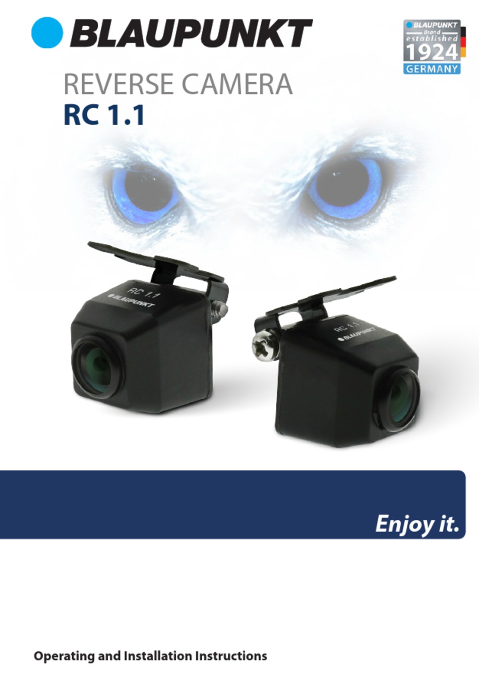 BLAUPUNKT RC 1.1 OPERATING AND INSTALLATION INSTRUCTIONS Pdf Download
