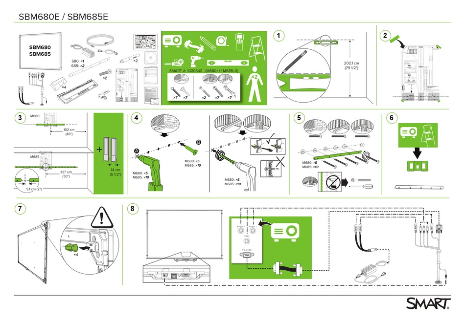 SMART BOARD M600E QUICK INSTALLATION MANUAL Pdf Download ManualsLib