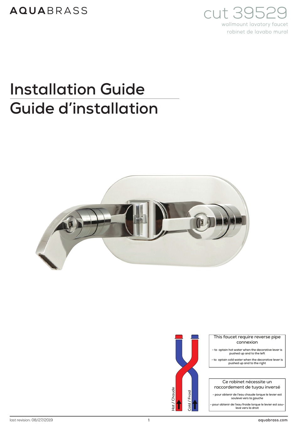 AQUABRASS CUT 39529 INSTALLATION MANUAL Pdf Download ManualsLib