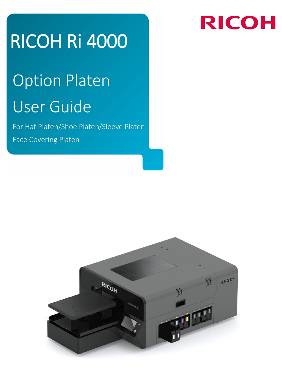 RICOH RI 4000 USER MANUAL Pdf Download ManualsLib