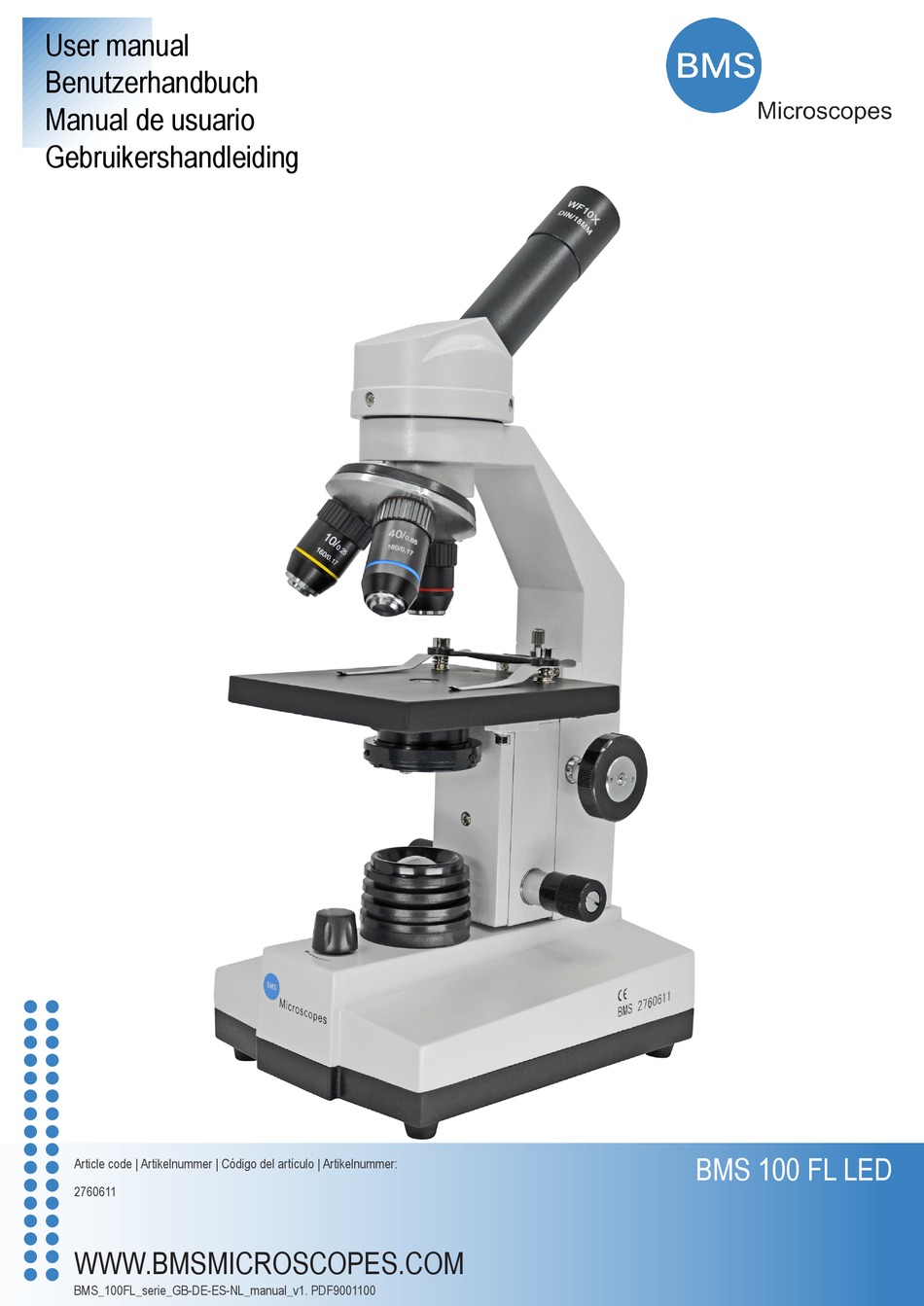 BMS 100 FL LED USER MANUAL Pdf Download ManualsLib