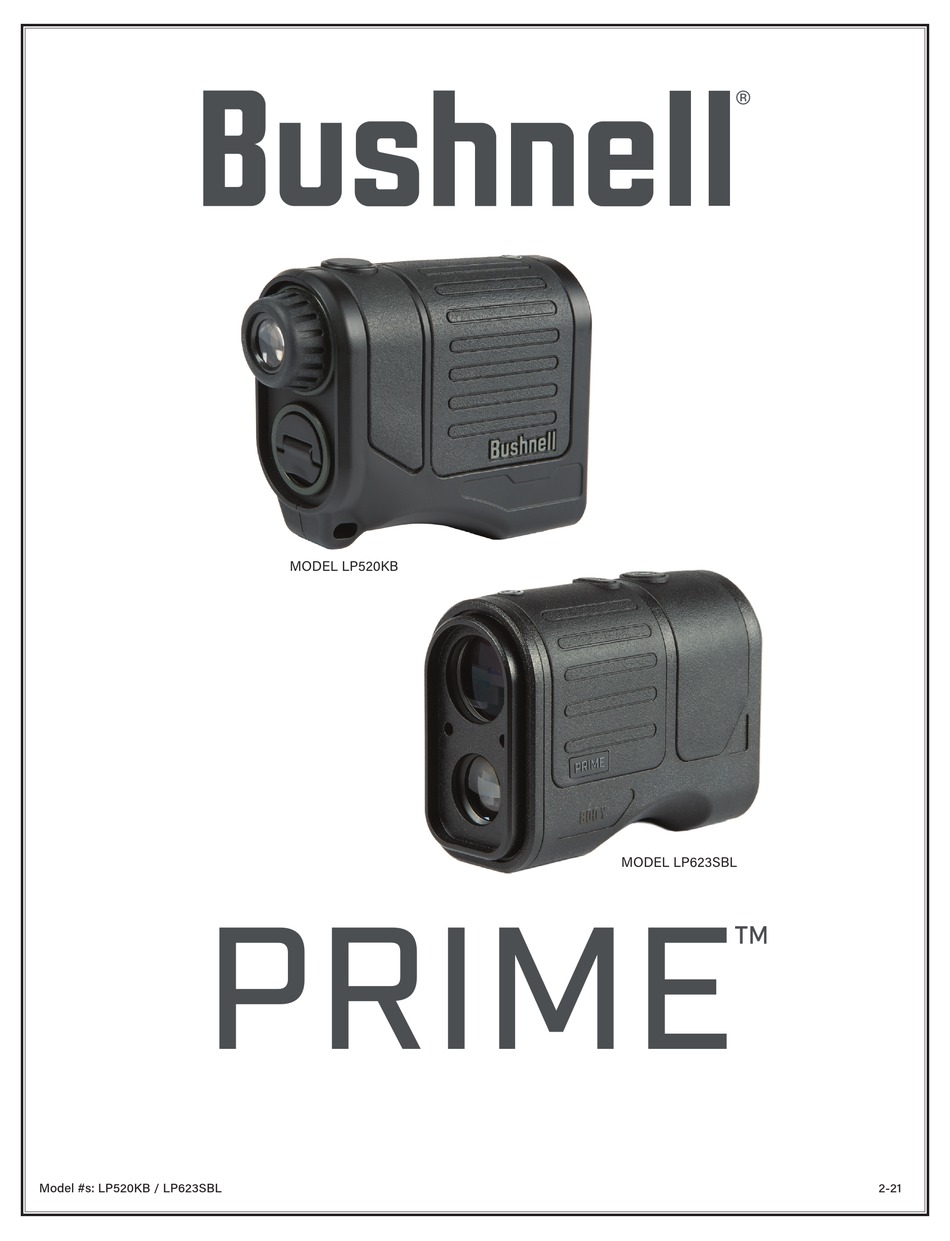 BUSHNELL PRIME LP520KB MANUAL Pdf Download ManualsLib
