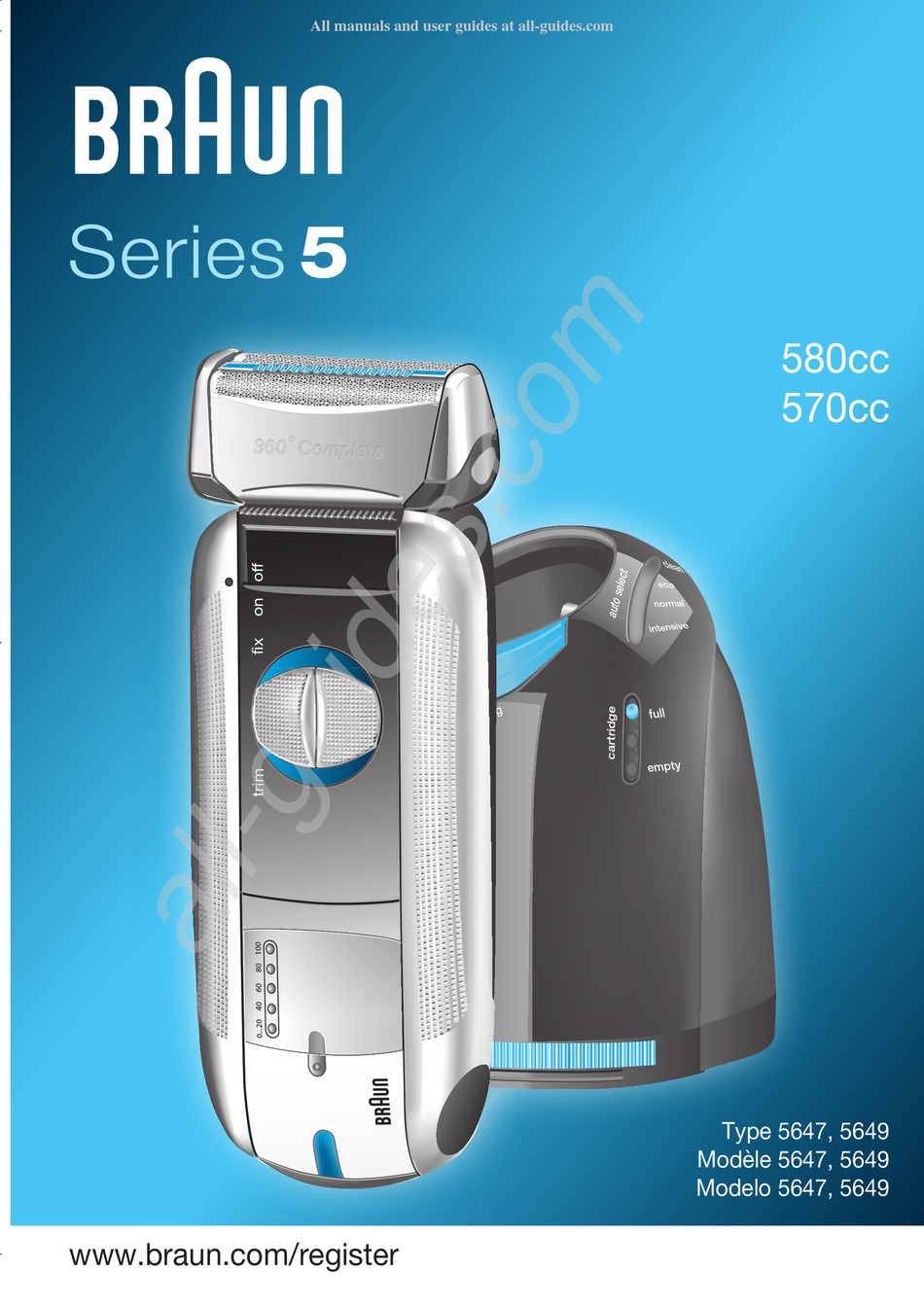 BRAUN 580CC MANUAL Pdf Download ManualsLib