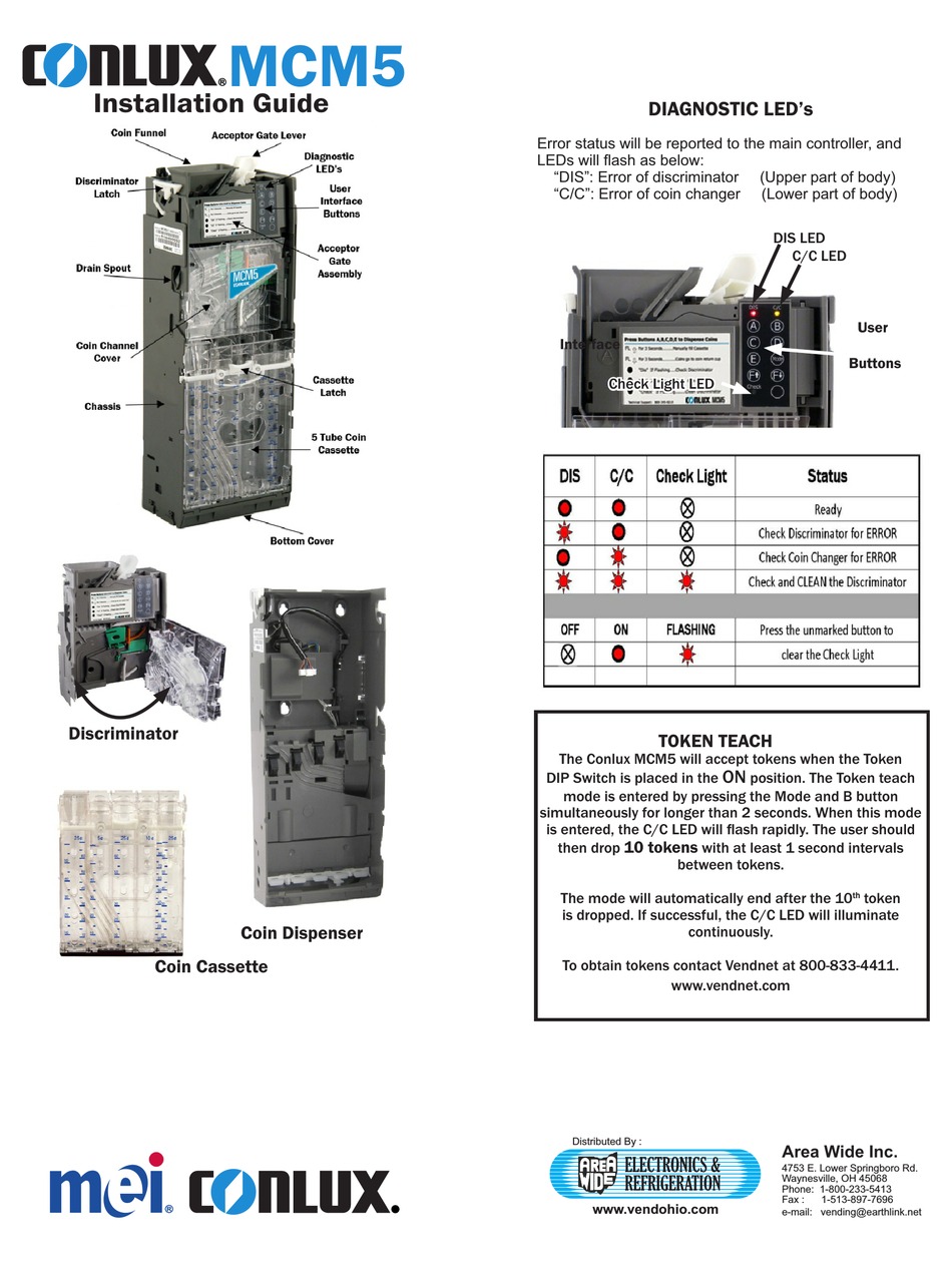 MEI CONLUX MCM5 INSTALLATION MANUAL Pdf Download ManualsLib