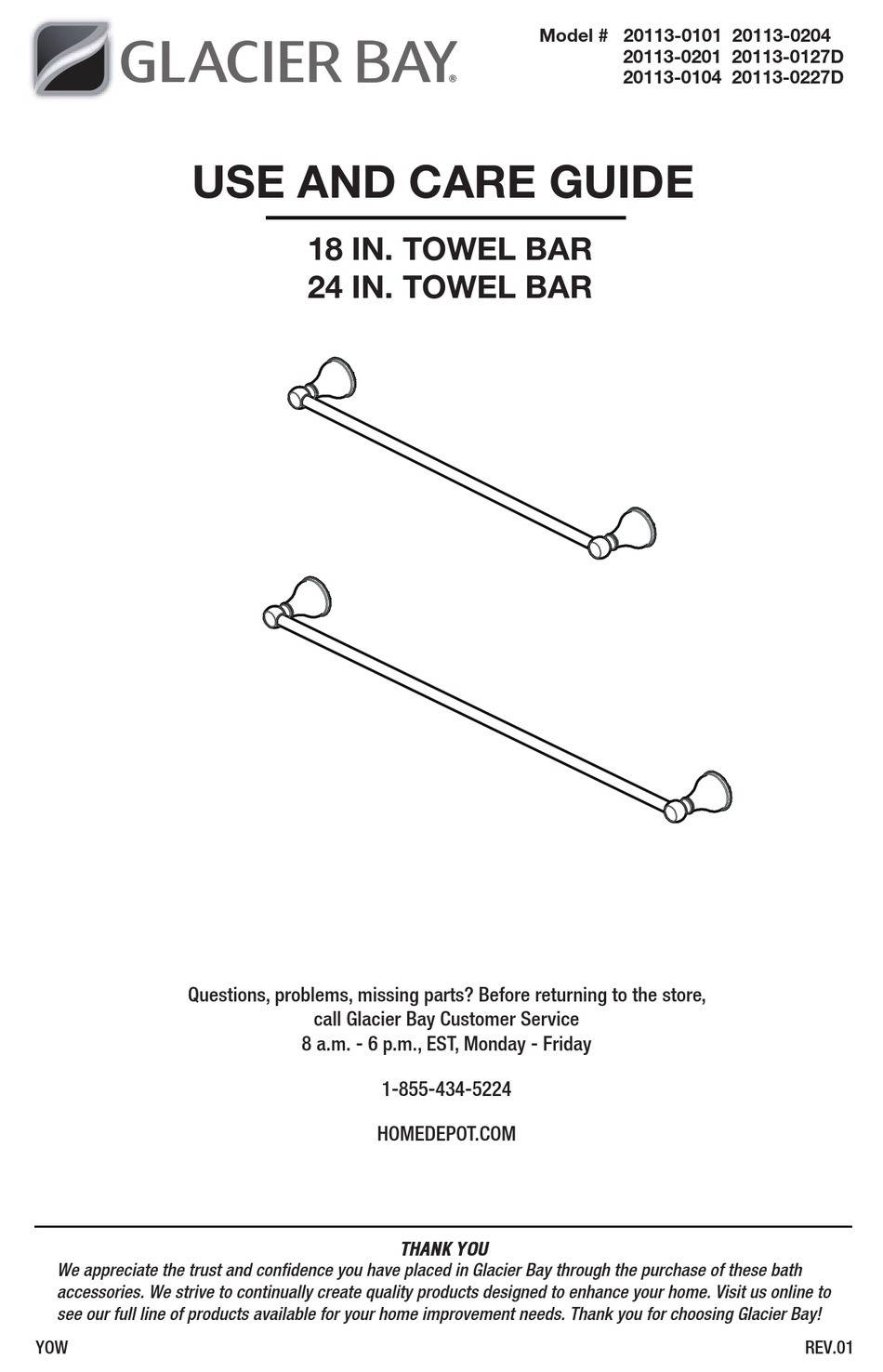 GLACIER BAY 201130101 USE AND CARE MANUAL Pdf Download ManualsLib