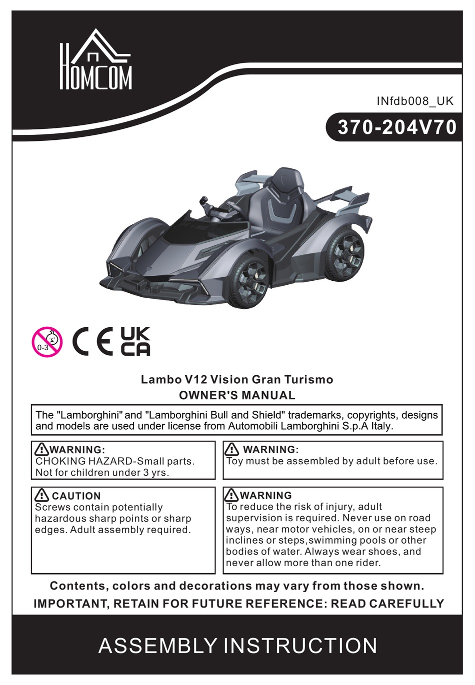 370204V70 ASSEMBLY INSTRUCTION MANUAL Pdf Download ManualsLib