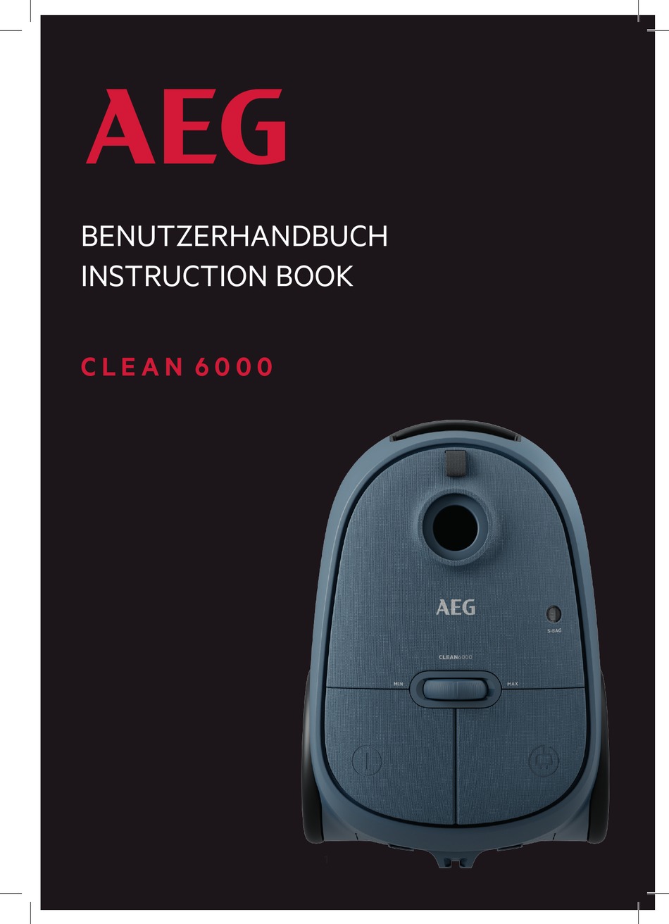 AEG CLEAN 6000 INSTRUCTION BOOK Pdf Download ManualsLib