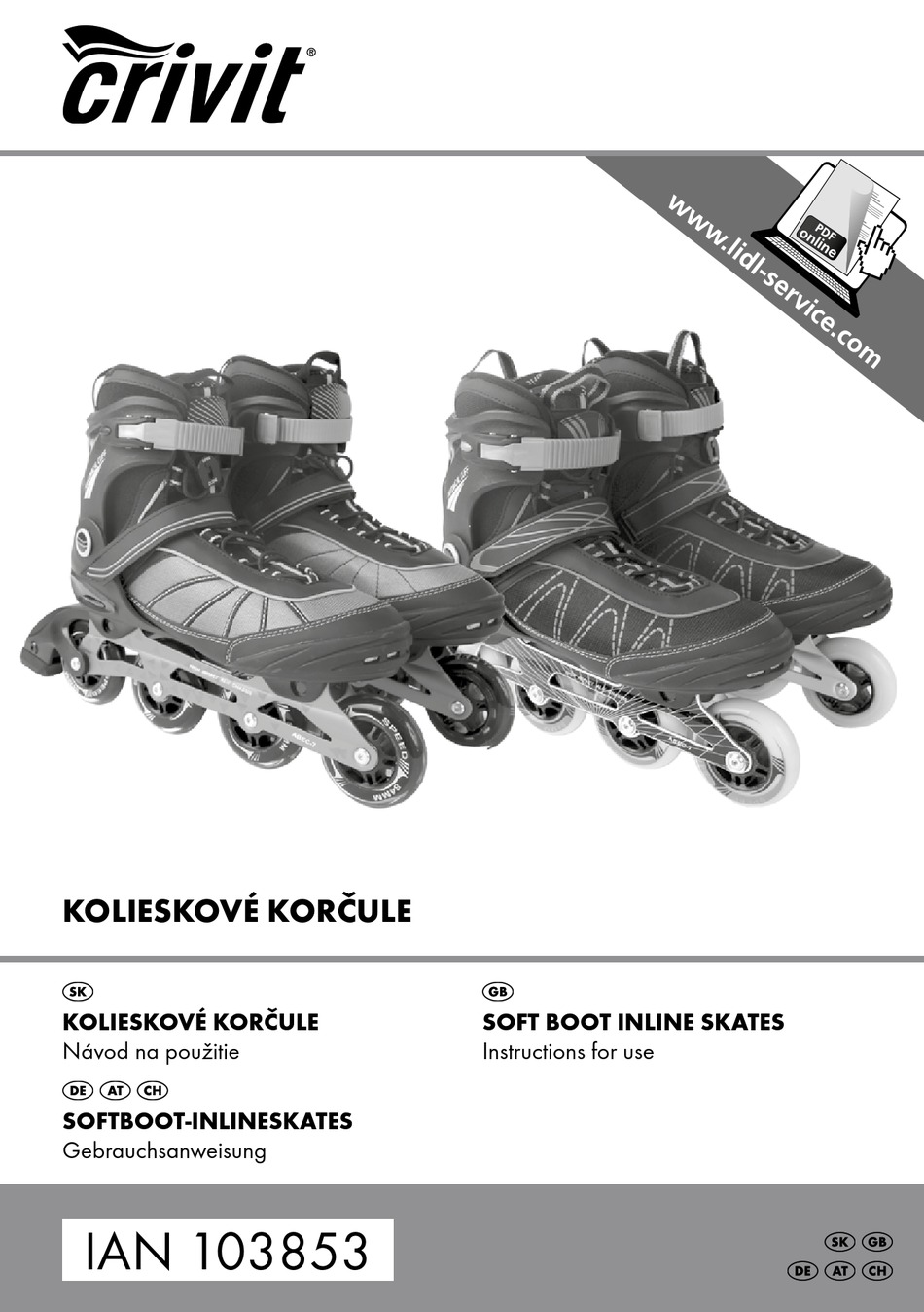 CRIVIT 103853 INSTRUCTIONS FOR USE MANUAL Pdf Download ManualsLib