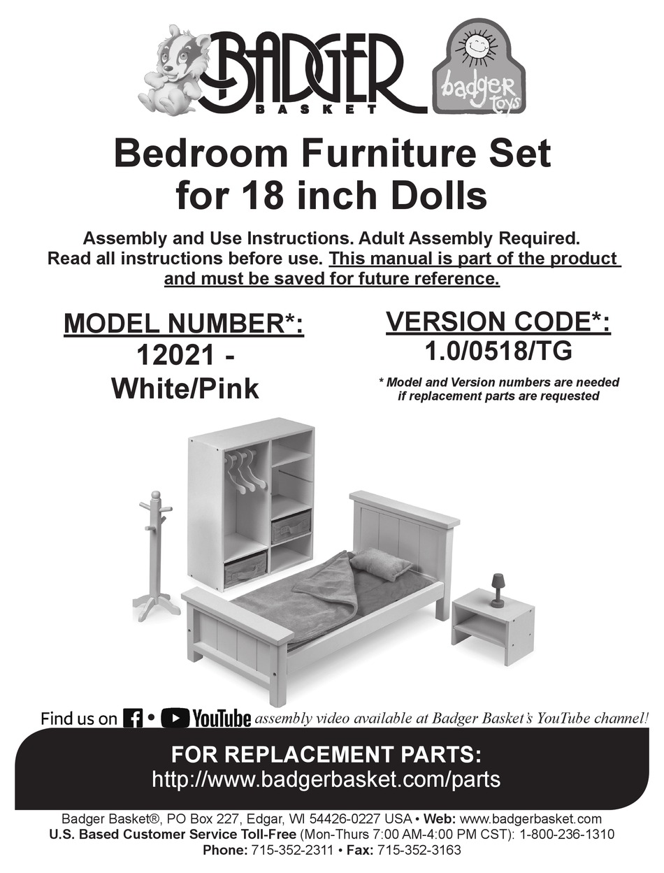 BADGER BASKET 12021 ASSEMBLY AND USE INSTRUCTIONS Pdf Download ManualsLib