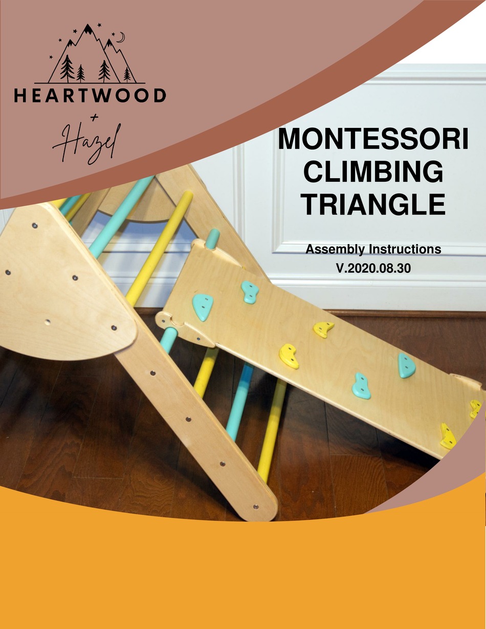 Heartwood Hazel Montessori Climbing Triangle Assembly Instructions