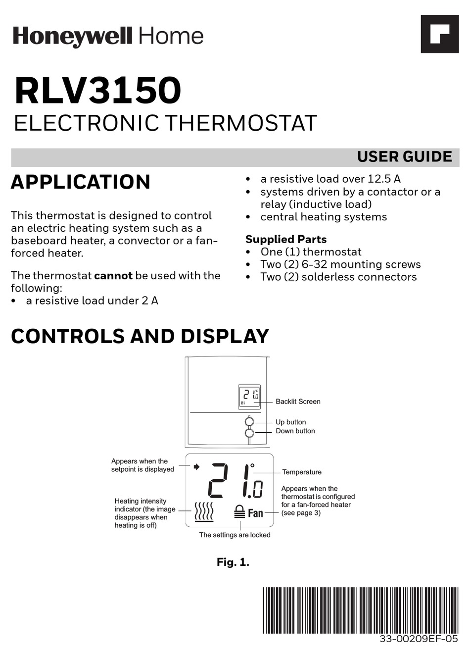 HONEYWELL HOME RLV3150A1004 USER MANUAL Pdf Download ManualsLib