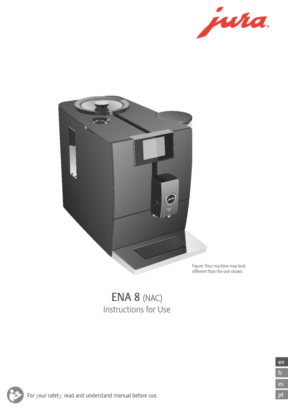 JURA ENA 8 NAC INSTRUCTIONS FOR USE MANUAL Pdf Download ManualsLib