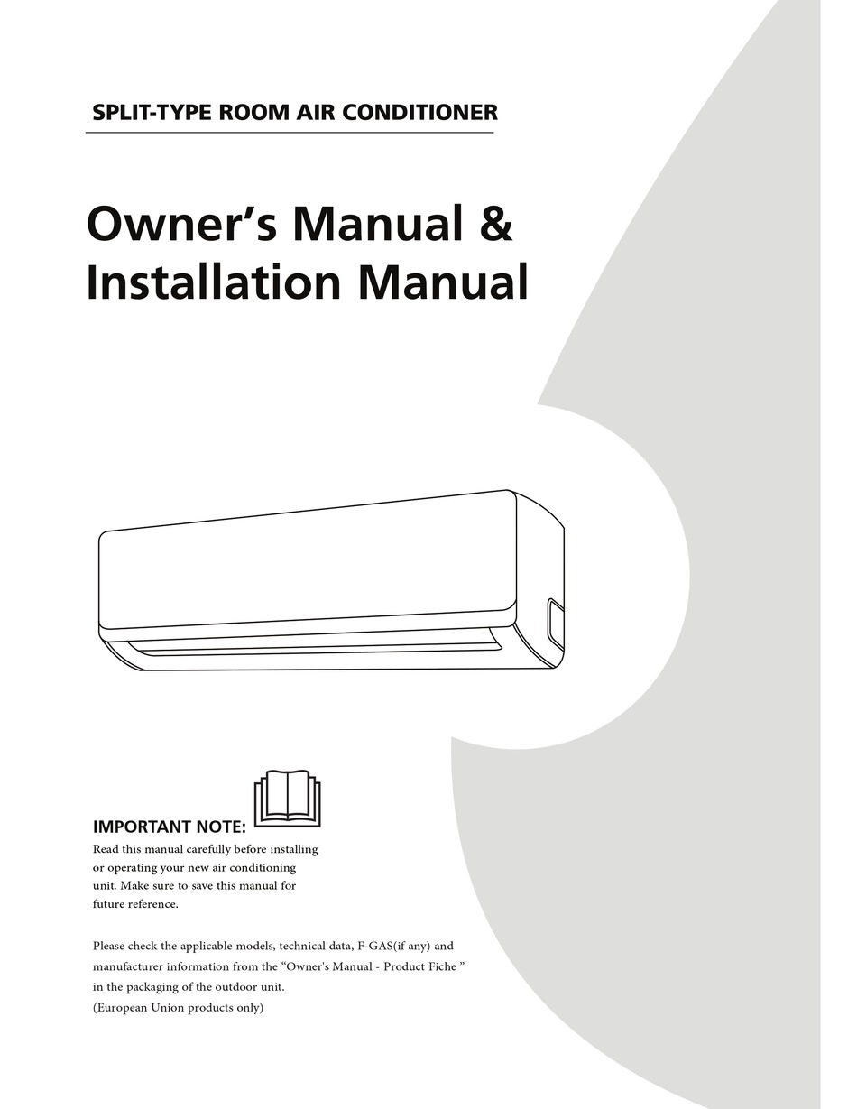 BLUERIDGE BMY12DIY22 OWNER'S MANUAL & INSTALLATION MANUAL Pdf Download ...