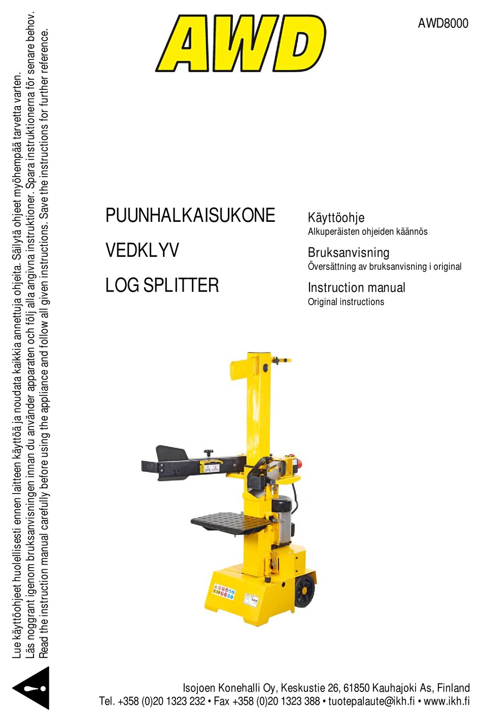 AWD AWD8000 INSTRUCTION MANUAL Pdf Download ManualsLib